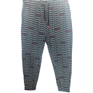 Public Record Y2K Mens Davage Graphic Joggers Size L Fleece Hip Hop Skater